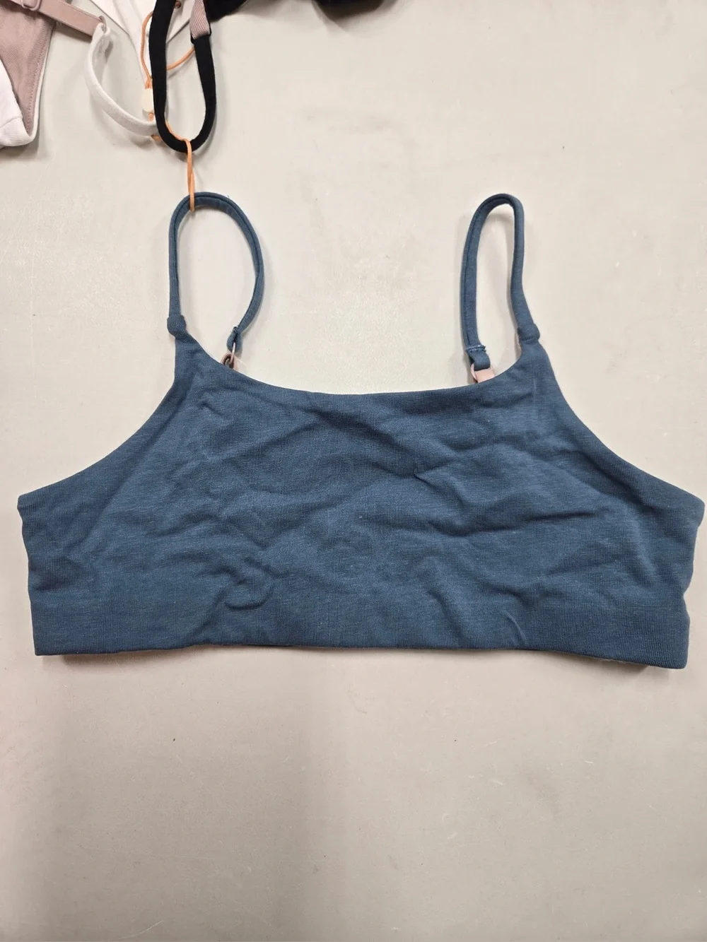 NWT QUINCE 3 Pack Organic Adjustable Bras Size 8 Girls Multi 0455